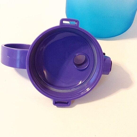 Motivational Water Bottle 64oz. Ombre Straw and Pop Top Lid 2000ml - Picture 4 of 14